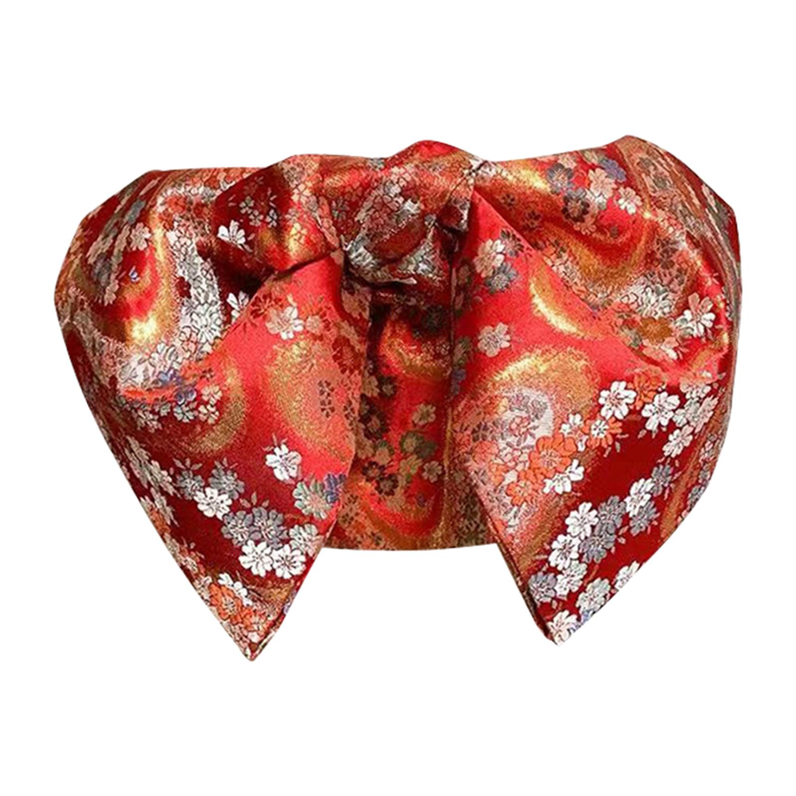 伝統的な日本の帯（おび）女性用、着物の腰巻き、あらかじめ結ば - Bow Tie Pre Tied のレビューと価格